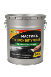 ТЕГЕРОН Битумный ЭКОБИТ ведро 20, 0 кг мастика резино-битумная