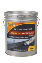 Битумная мастика ведро 10, 0 кг СтройИзол Кровельный Ecobit