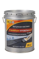 Битумная мастика ведро 20, 0 кг СтройИзол Кровельный Ecobit