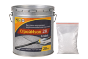 Битумно - каучуковая  мастика ведро 20, 0 кг СтройИзол 2К ЭКОБИТ